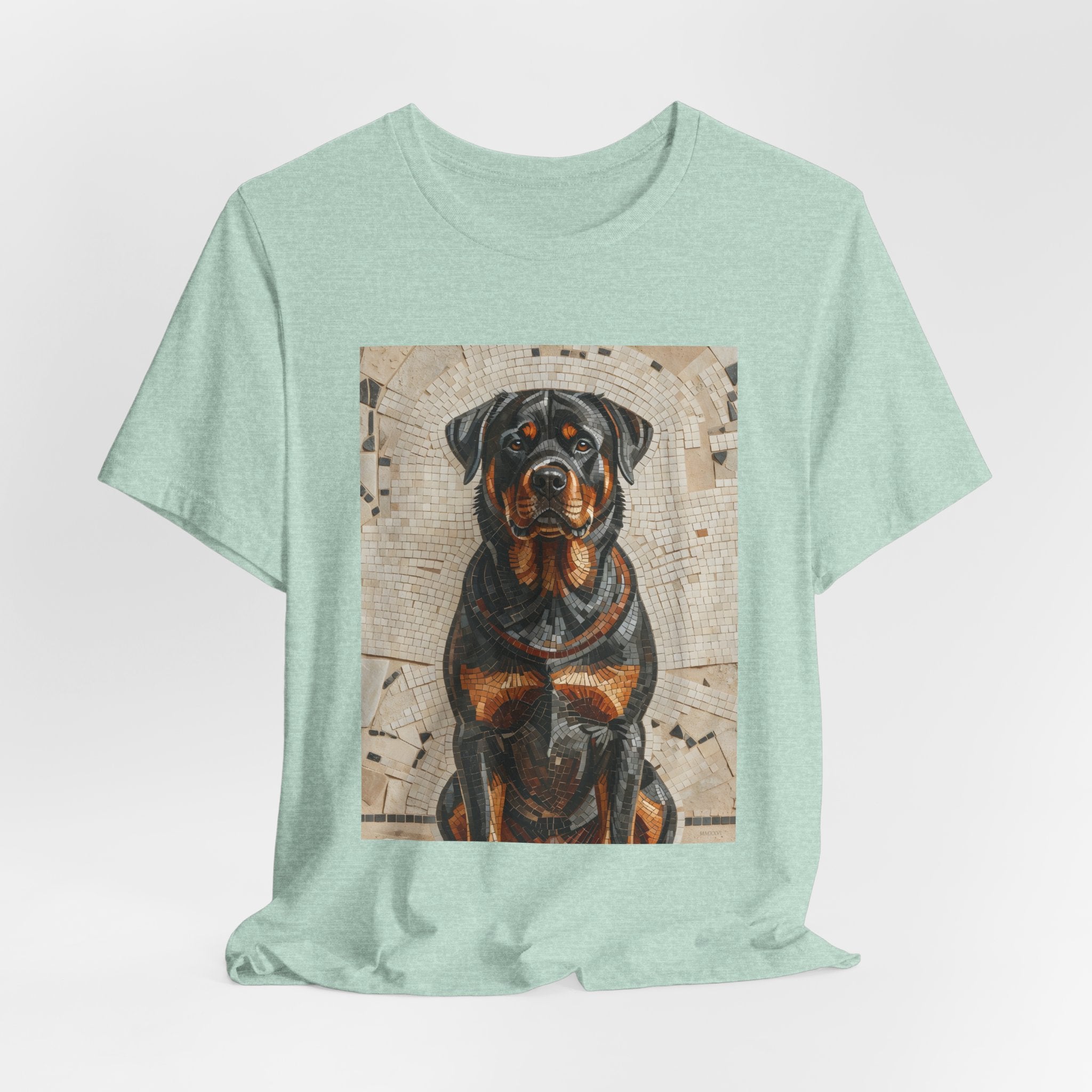 Rottweiler T Shirt | Living Work of Art Collection | Mosaic Style