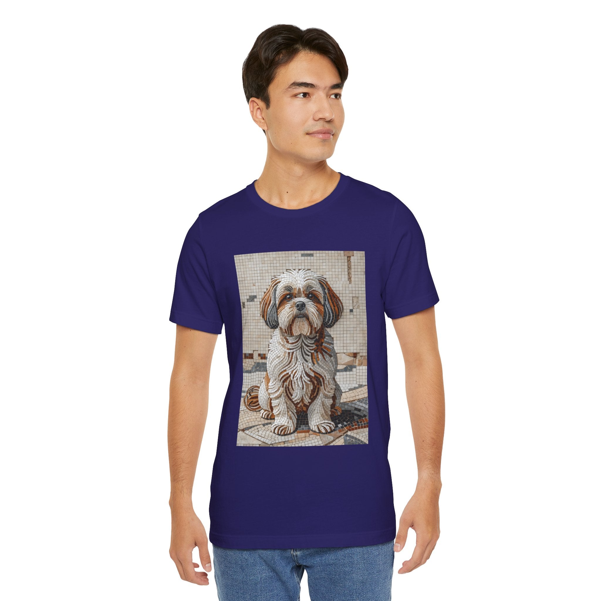 Shih Tzu T Shirt | Living Work of Art Collection | Mosaic Style