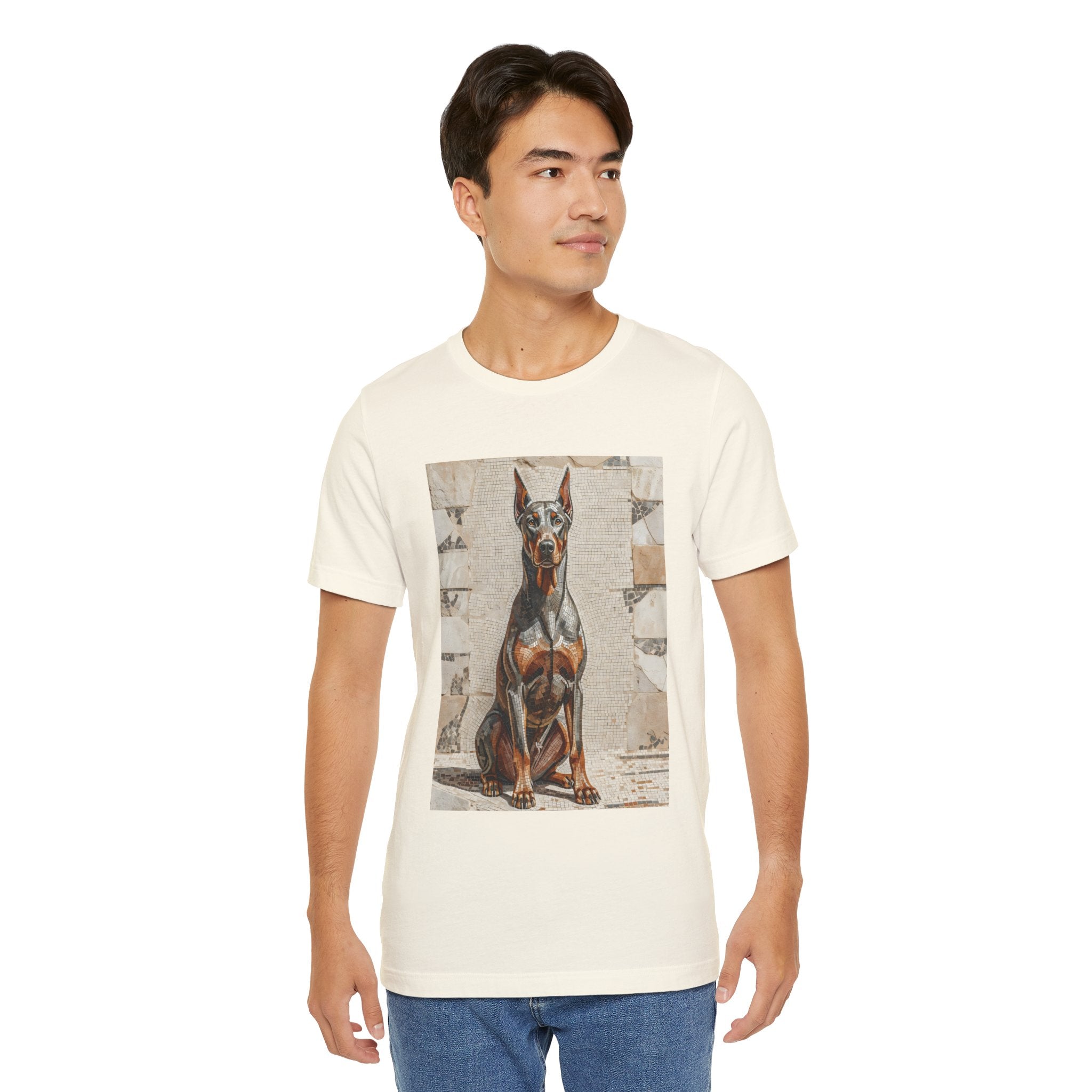 Doberman Pinscher T Shirt | Living Work of Art Collection | Mosaic Style