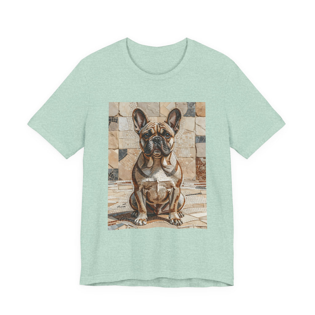 French Bulldog T Shirt | Living Work of Art Collection | Mosaic Style