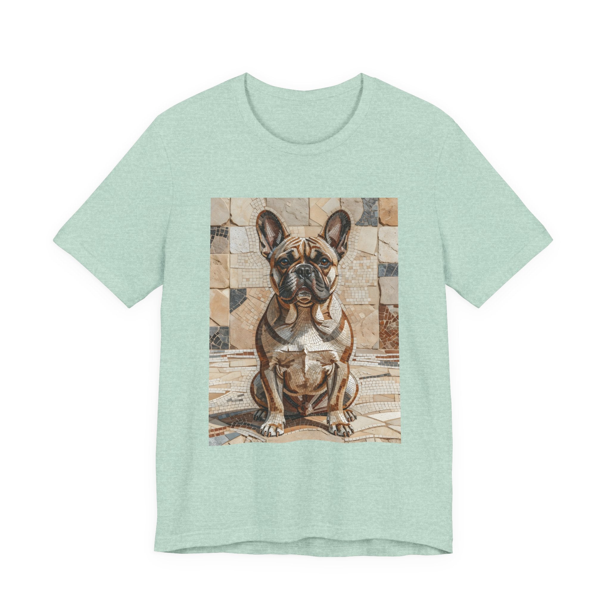 French Bulldog T Shirt | Living Work of Art Collection | Mosaic Style
