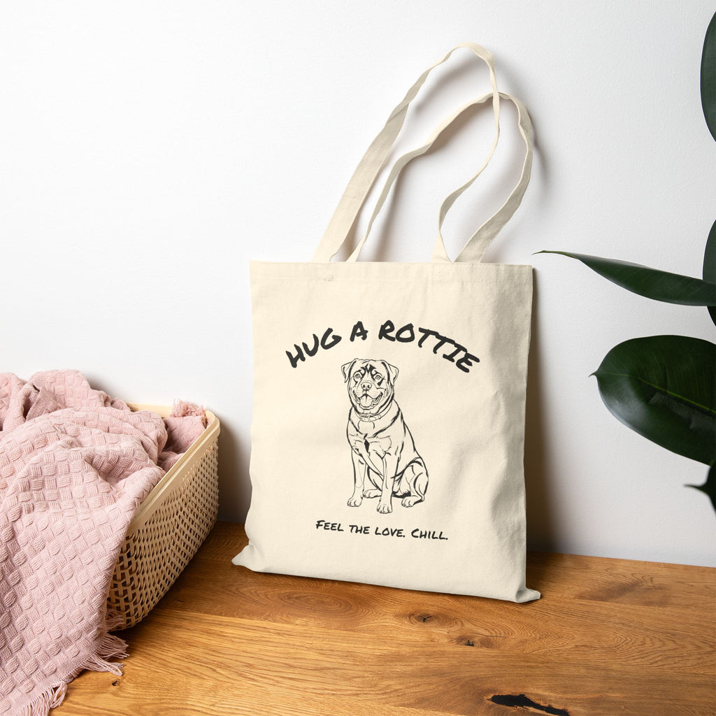 Rottweiler Tote Bag | Hug a Rottie
