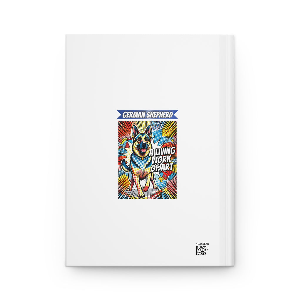 German Shepherd Notebook | Living Work of Art Collection | Pop Art
