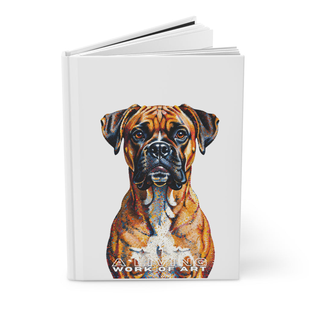 Boxer Notebook | Living Work of Art Collection | Pointillism Style