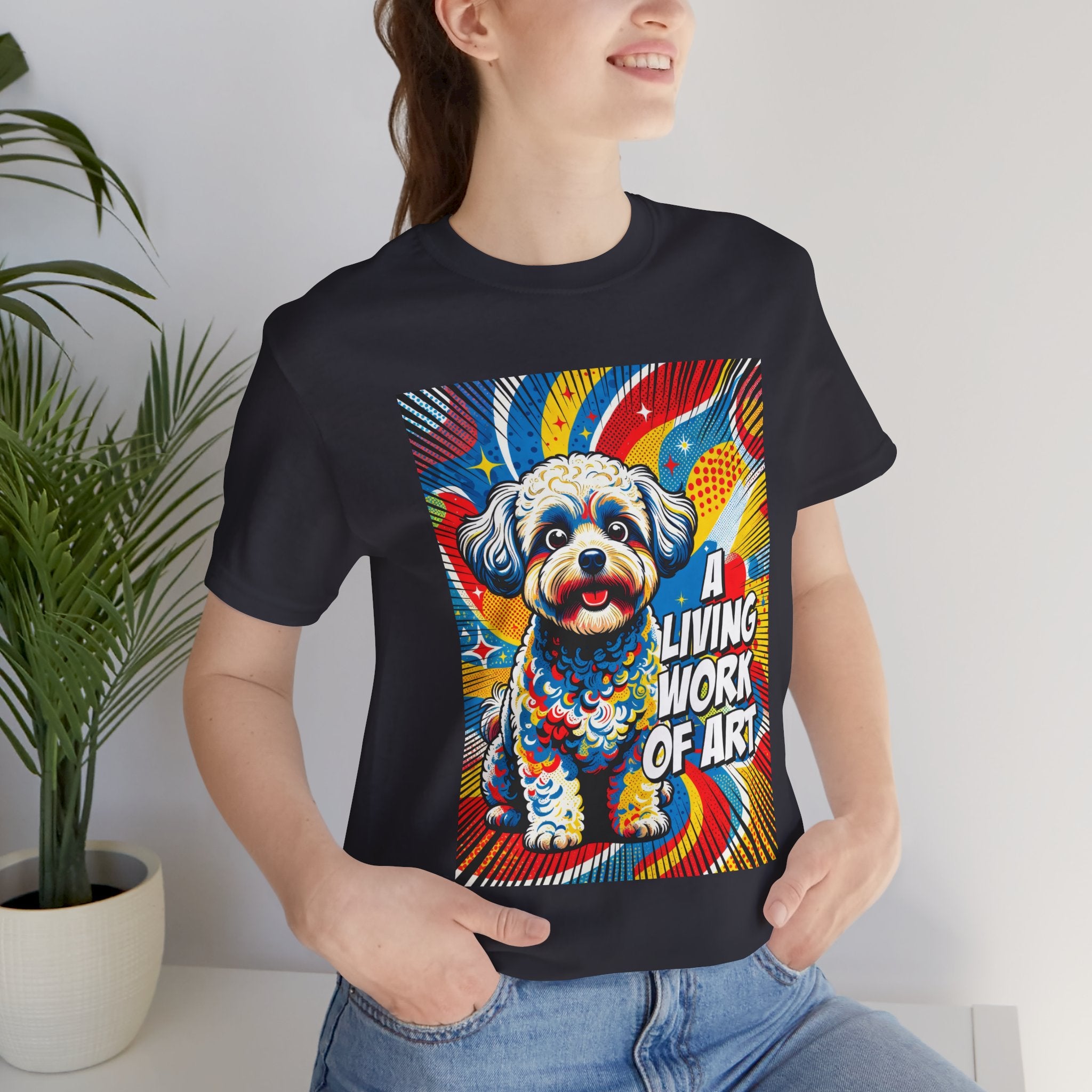 Shih-Poo T Shirt | Living Work of Art Collection | Pop Art