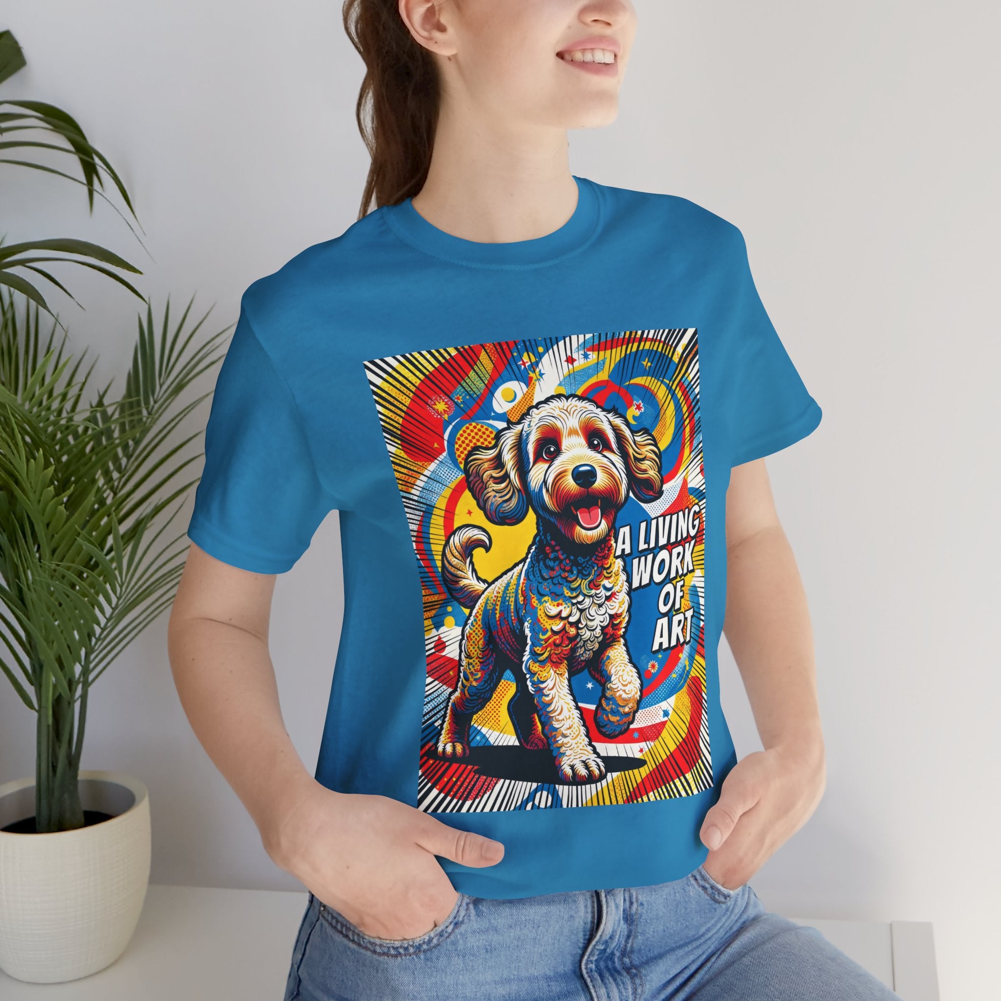 Labradoodle T Shirt | A Living Work of Art Collection | Pop Art