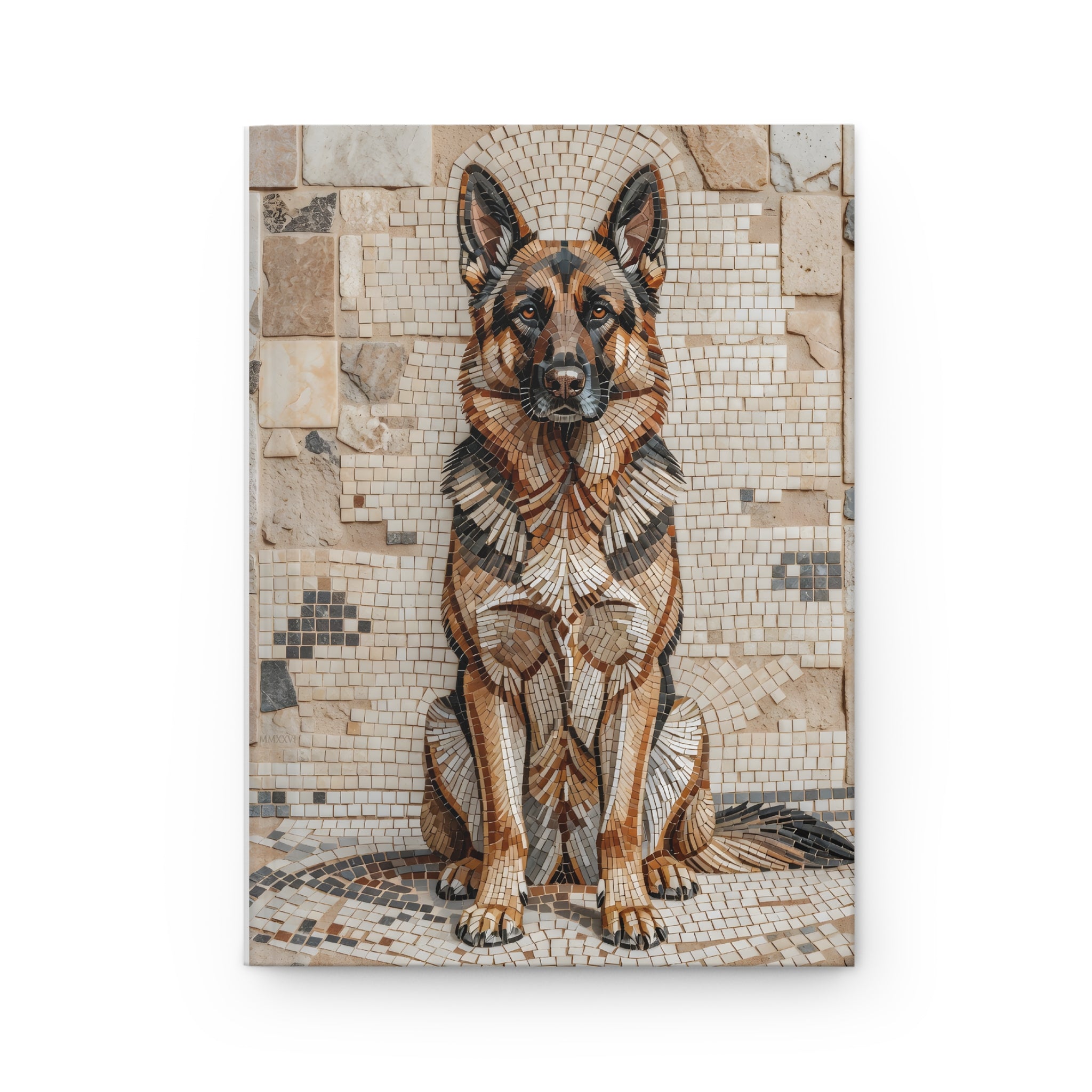German Shepherd Notebook | Living Work of Art Collection | Mosaic Style
