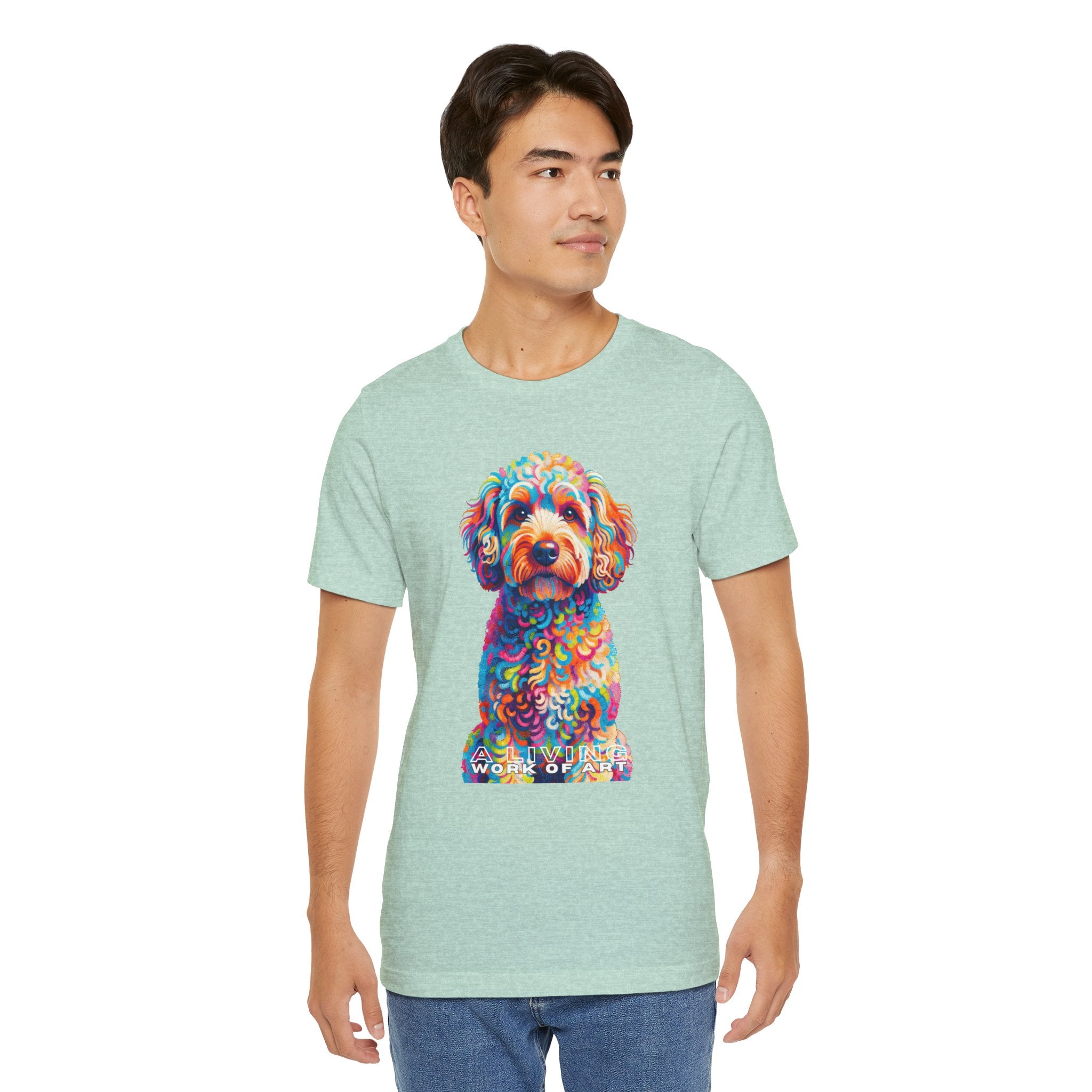 Schnoodle T Shirt | Living Work of Art Collection | Pointillism Style