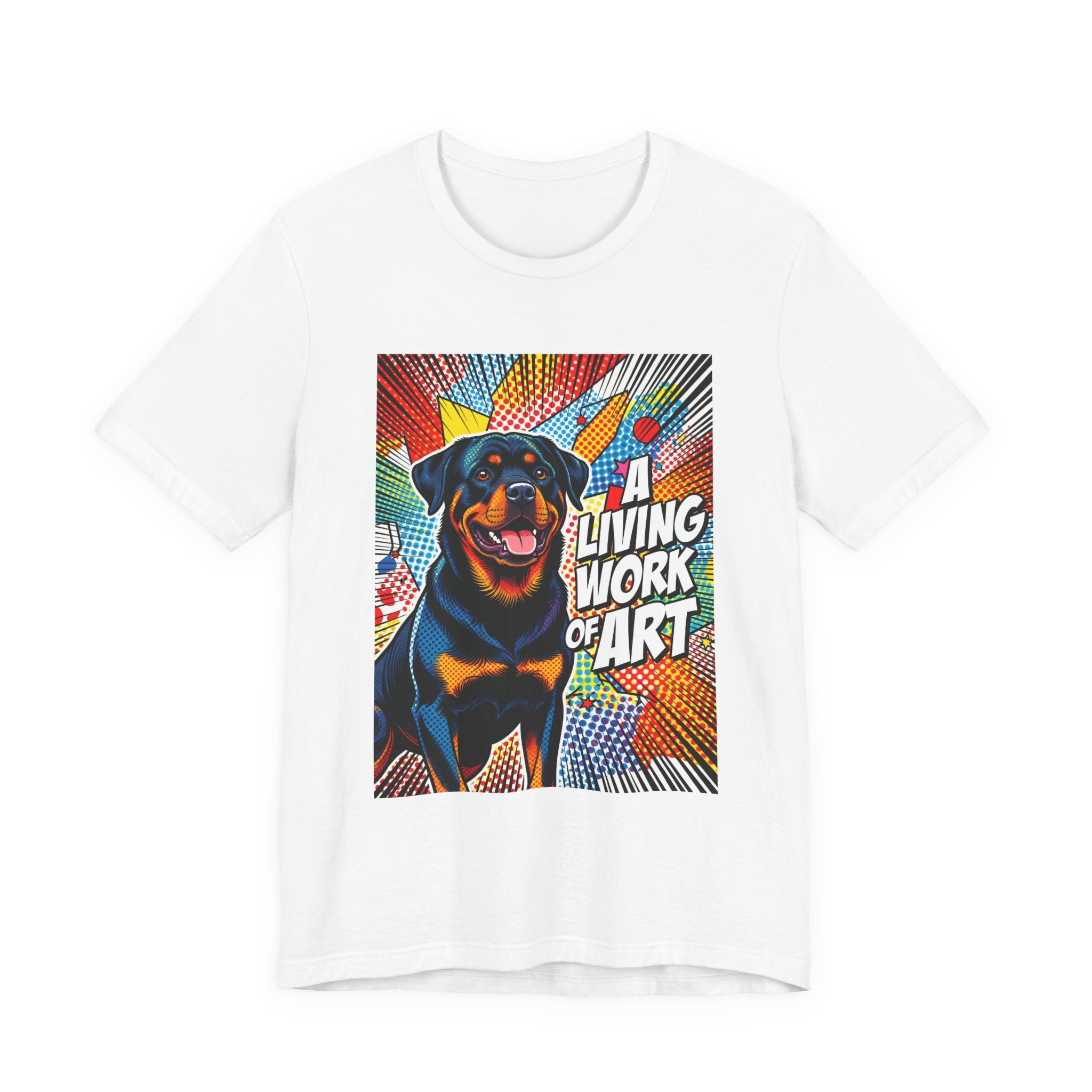 Rottweiler T Shirt | Living Work of Art Collection | Pop Art