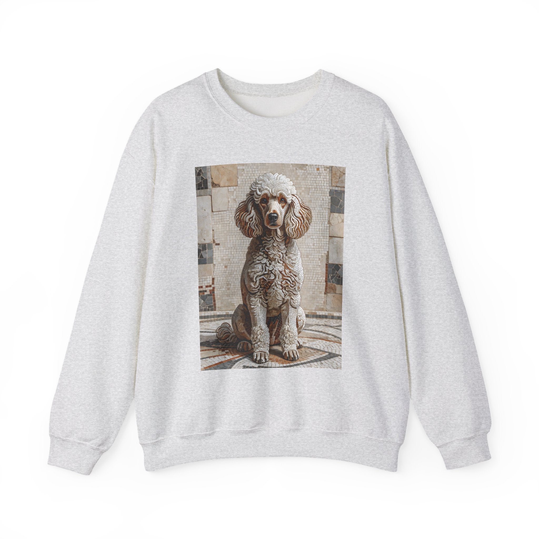 Poodle Sweatshirt | Living Work of Art Collection | Mosaic Style
