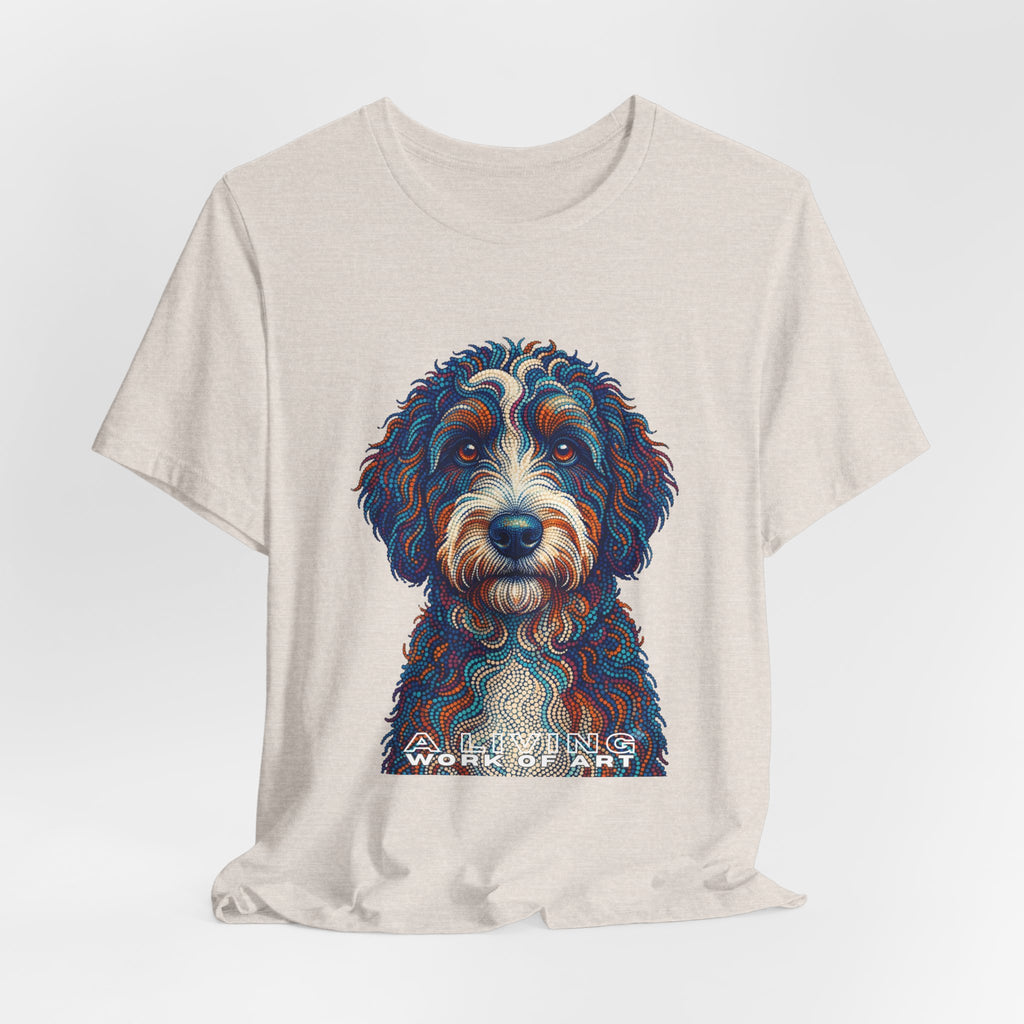 Berenedoodle T Shirt | Living Work of Art Collection | Pointillism Style