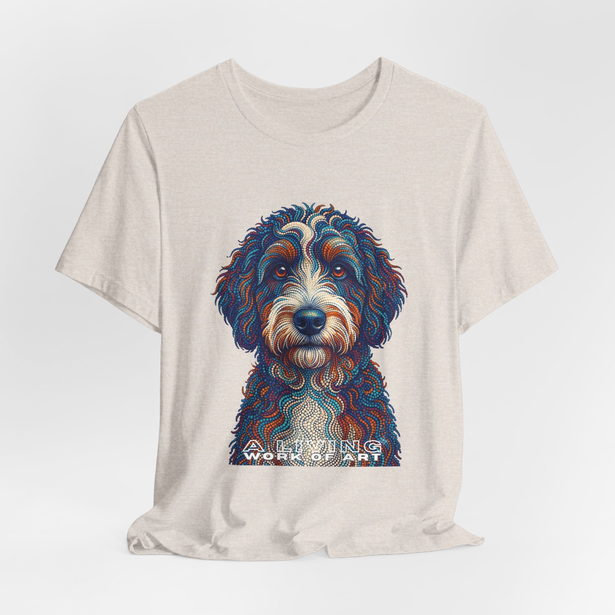 Berenedoodle T Shirt | Living Work of Art Collection | Pointillism Style