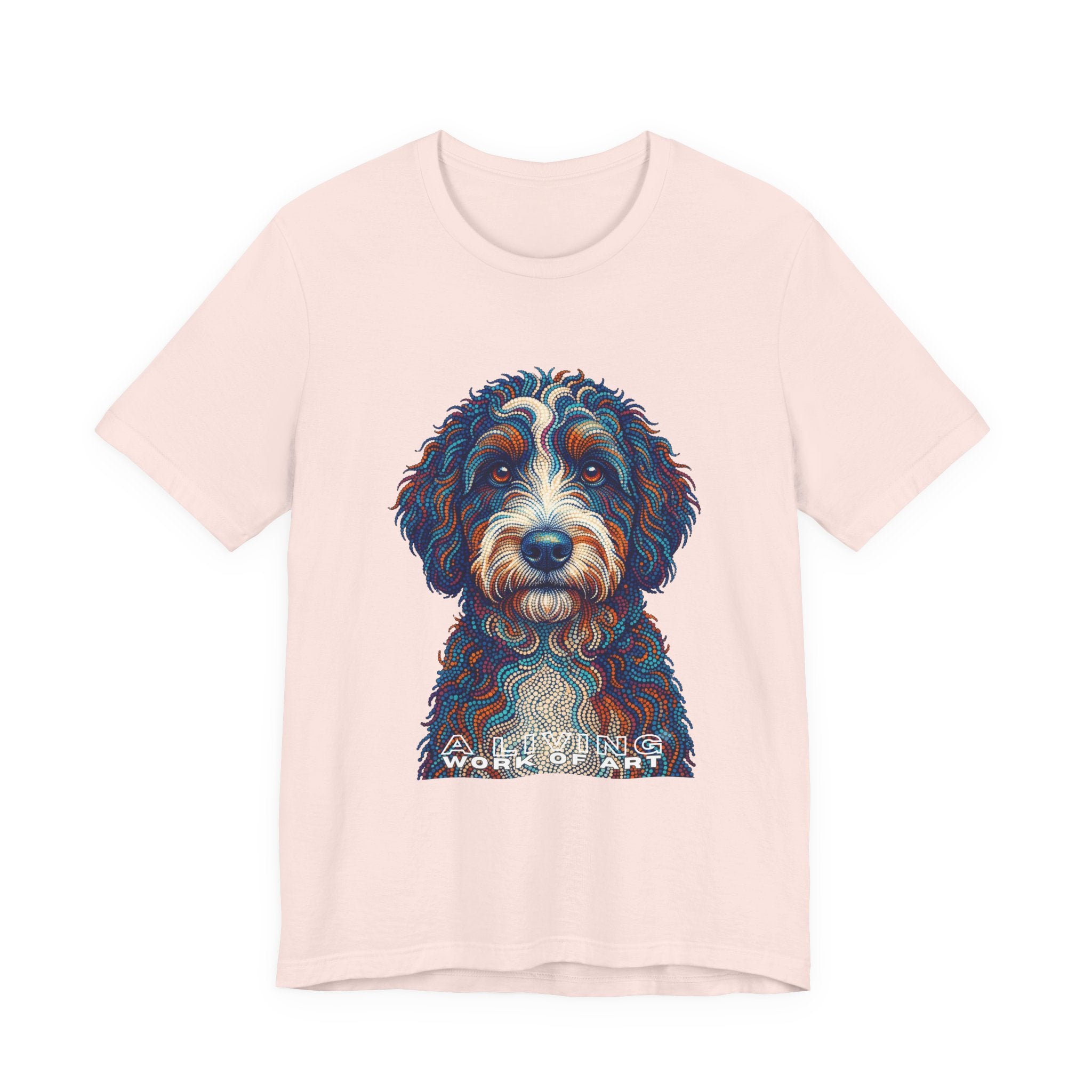 Berenedoodle T Shirt | Living Work of Art Collection | Pointillism Style