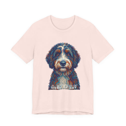 Berenedoodle T Shirt | Living Work of Art Collection | Pointillism Style
