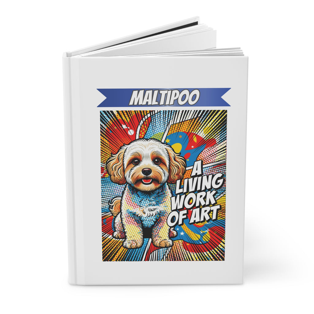 Maltipoo Notebook | Living Work of Art Collection | Pop Art