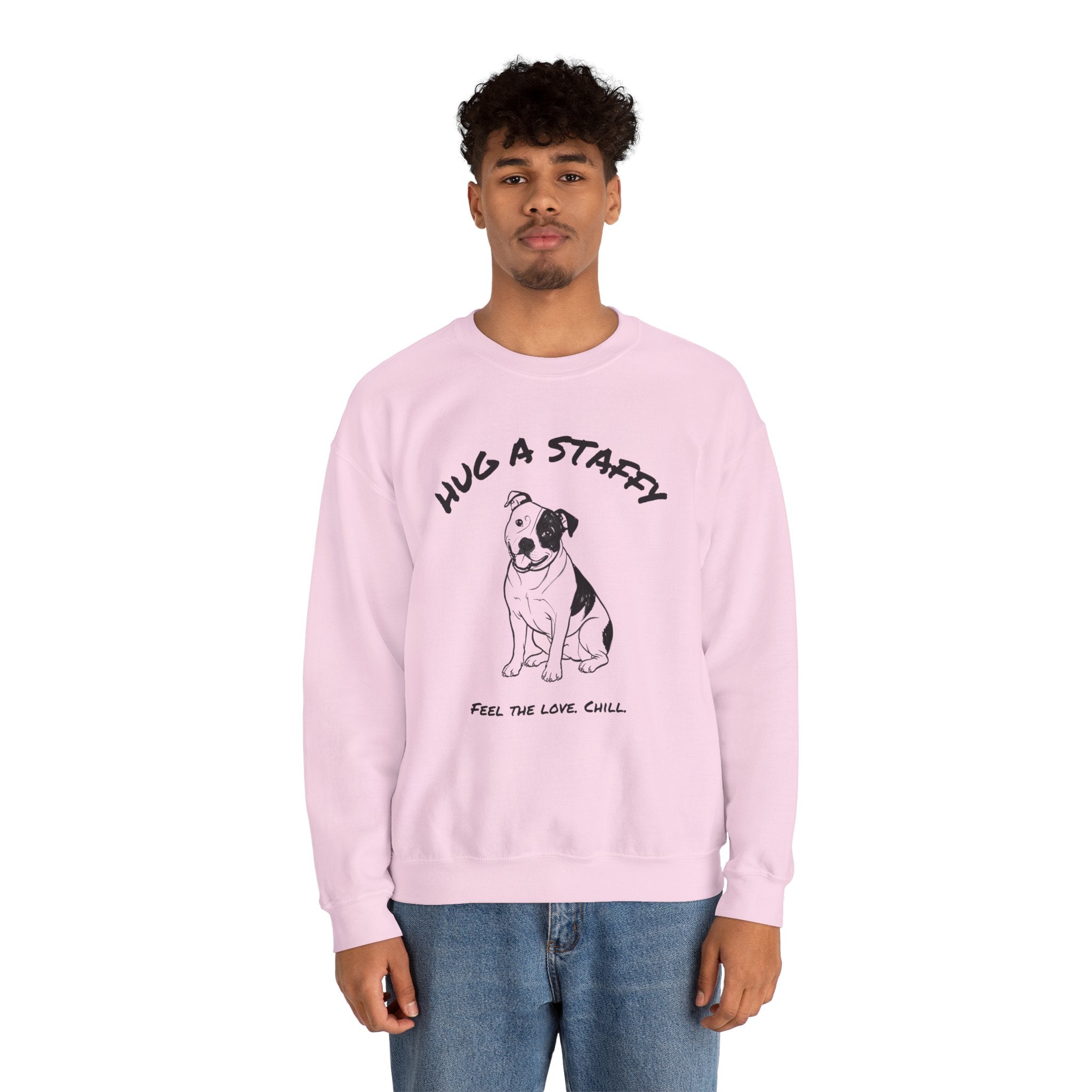 Staffordshire Bull Terrier Sweatshirt | Hug A Staffy