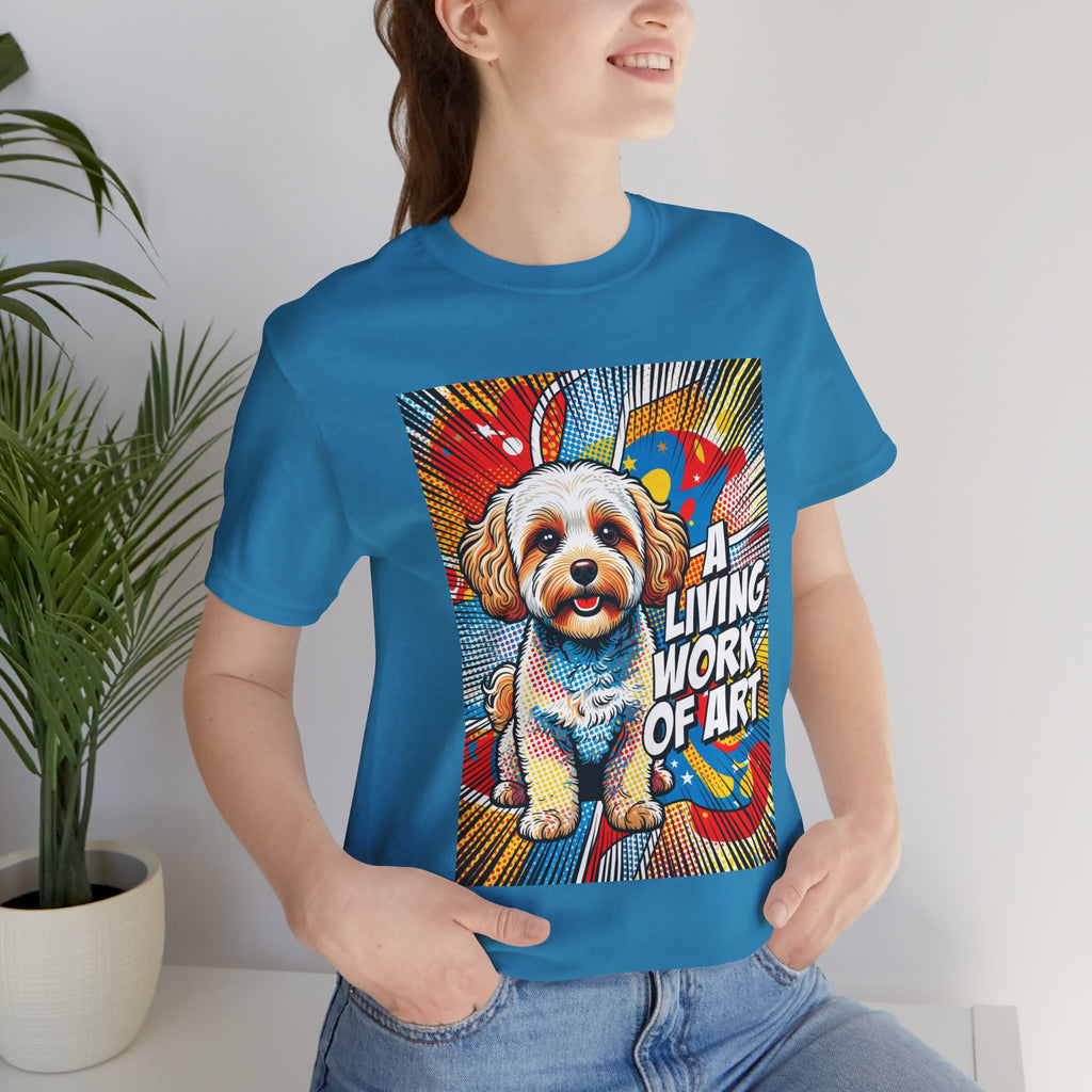 Maltipoo T Shirt | Living Work of Art Collection | Pop Art