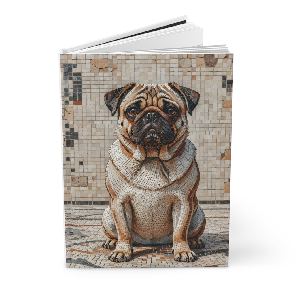 Pug Notebook | Living Work of Art Collection | Mosaic Style