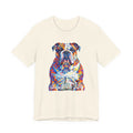 Bulldog T Shirt | Living Work of Art Collection | Pointillism Style