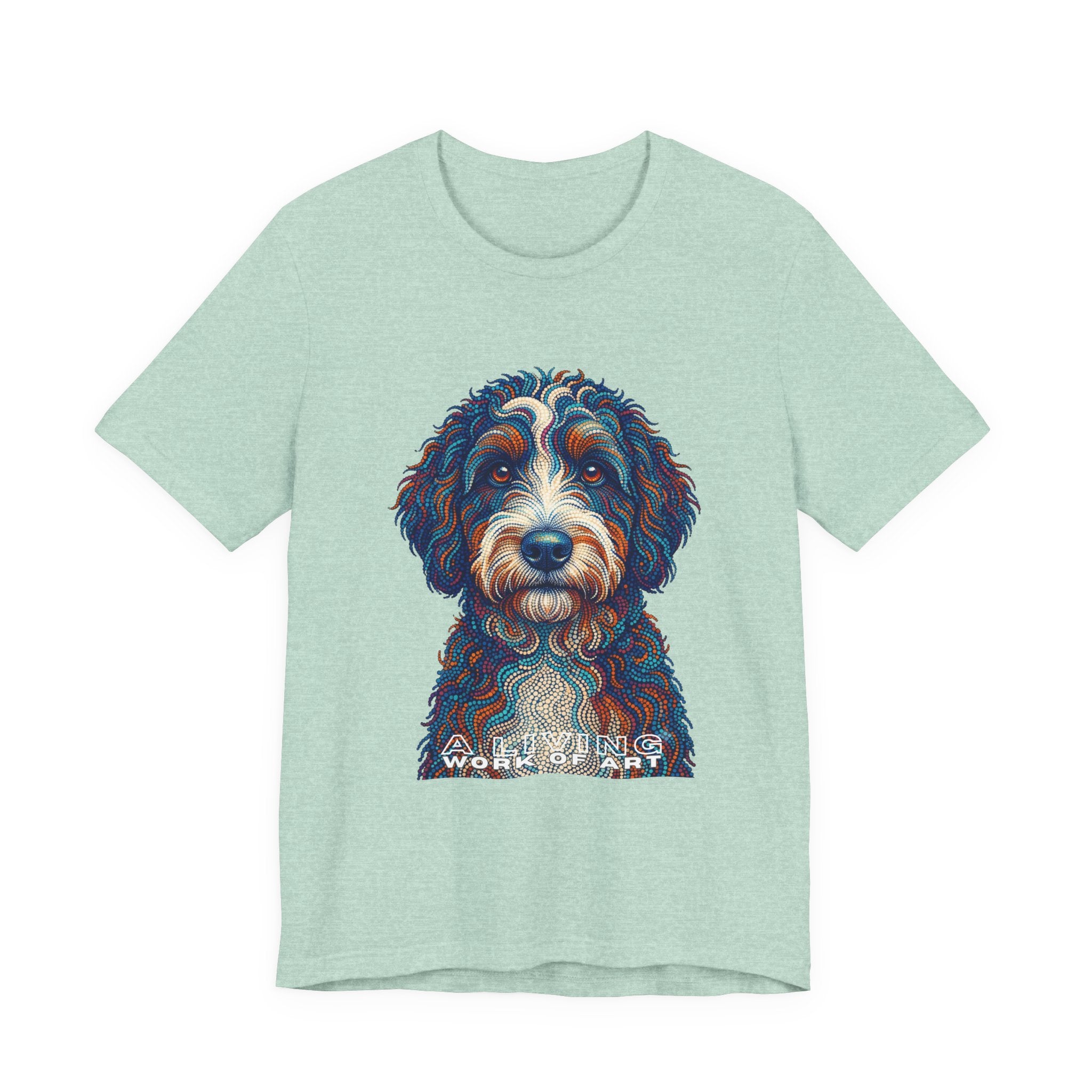 Berenedoodle T Shirt | Living Work of Art Collection | Pointillism Style