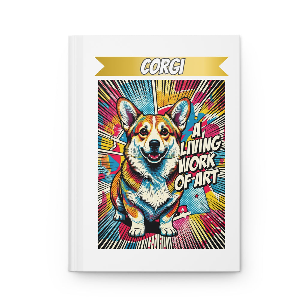 Pembroke Corgi Notebook | Living Work of Art Collection | Pop Art