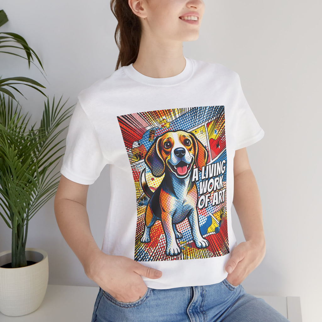 Beagle T Shirt | Living Work of Art Collection | Pop Art