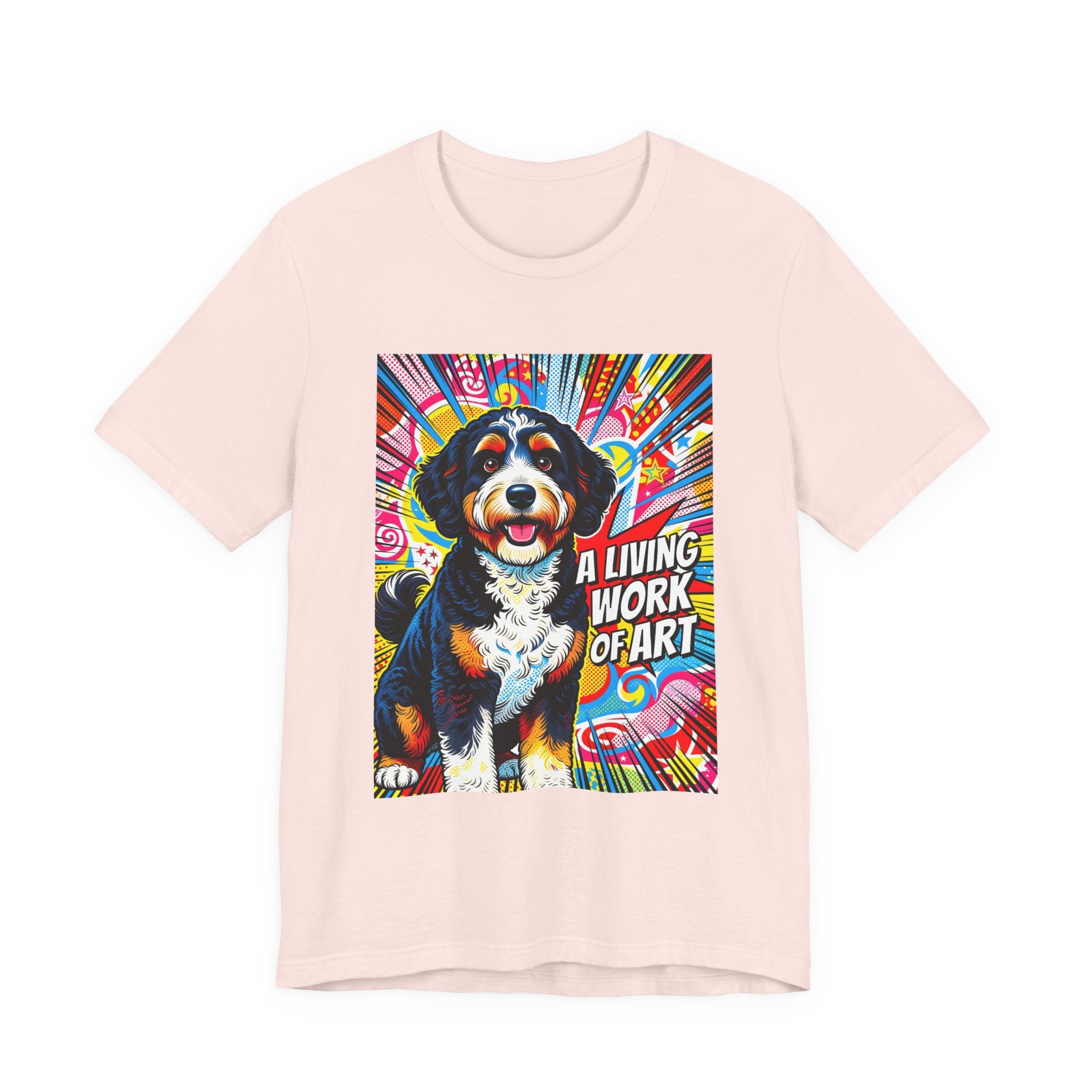 Bernedoodle T Shirt | Living Work of Art Collection | Pop Art