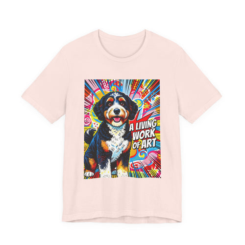 Bernedoodle T Shirt | Living Work of Art Collection | Pop Art