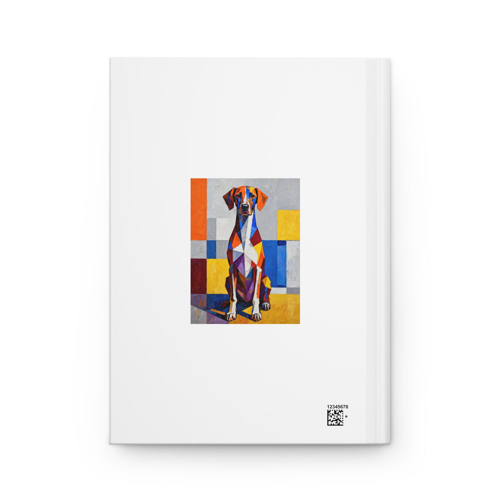 German Shorthaired Pointer Notebook | Living Work of Art Collection | Cubist Style