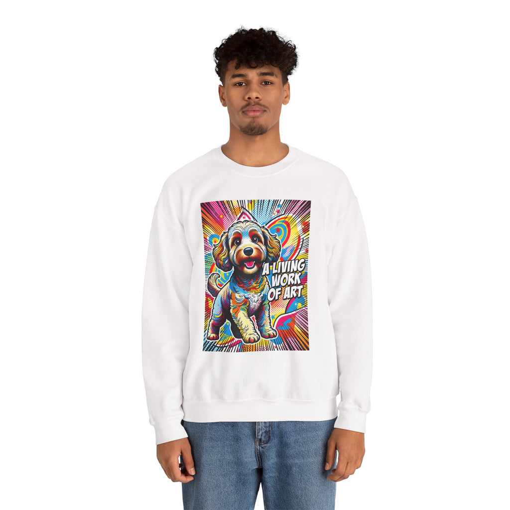 Schnoodle Sweatshirt | Living Work of Art Collection | Pop Art