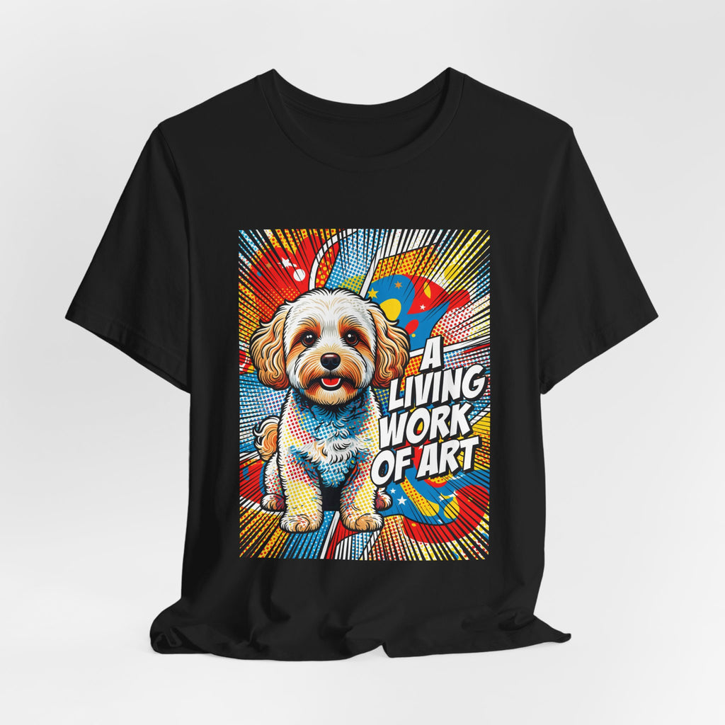Maltipoo T Shirt | Living Work of Art Collection | Pop Art
