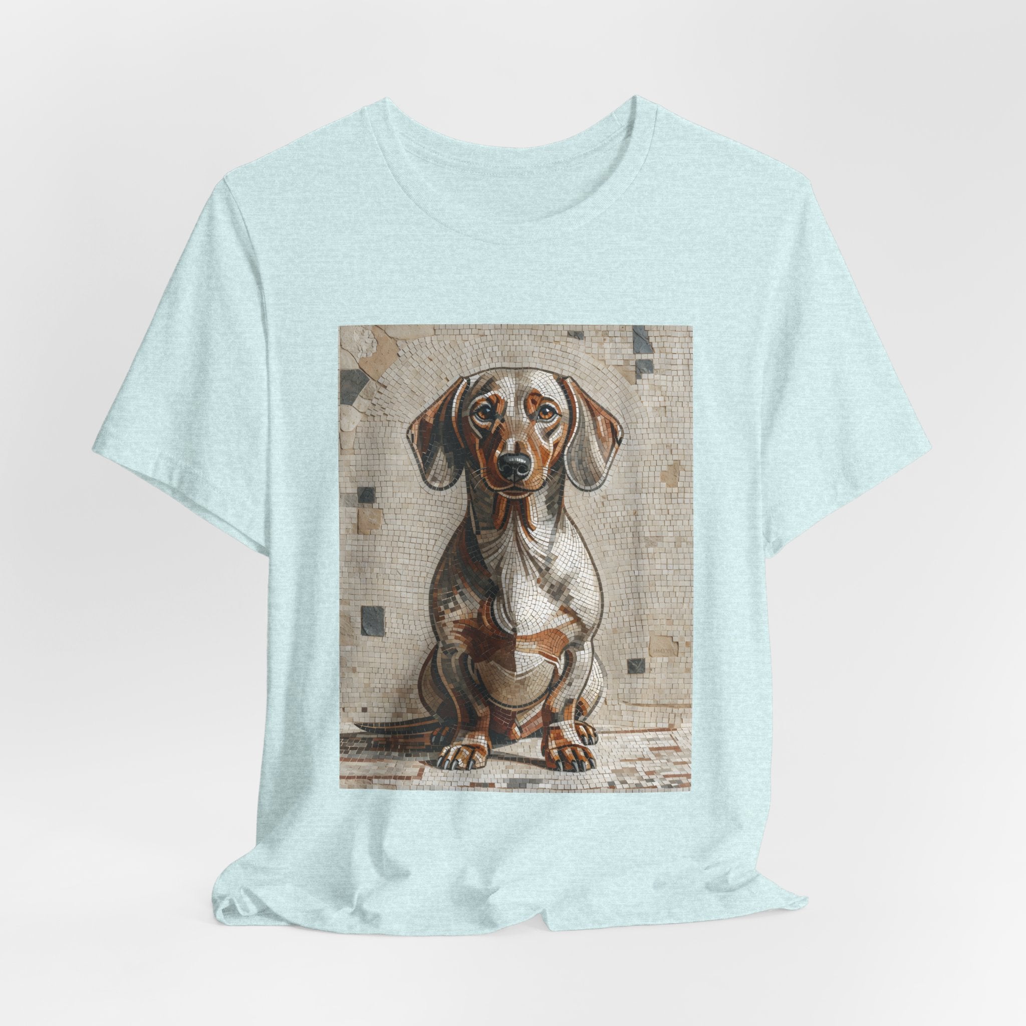 Dachshund T Shirt | Living Work of Art Collection | Mosaic Style