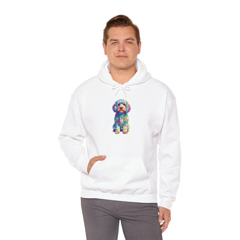 Cockapoo Hoodie | Living Work of Art Collection | Pointillism Style
