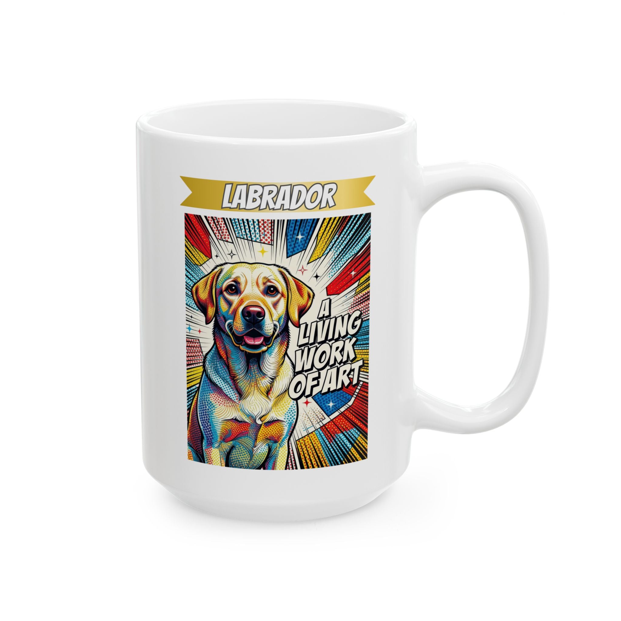Labrador Retriever Coffee Mug | Living Work of Art Collection | Pop Art