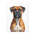 Boxer Canvas Wall Art | Living Work of Art Collection | Pointillism Style Print