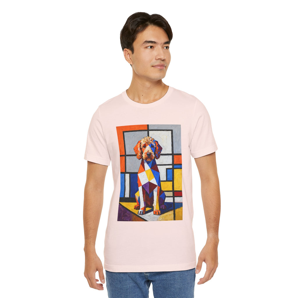 Labradoodle T Shirt | Living Work of Art Collection | Cubist Style