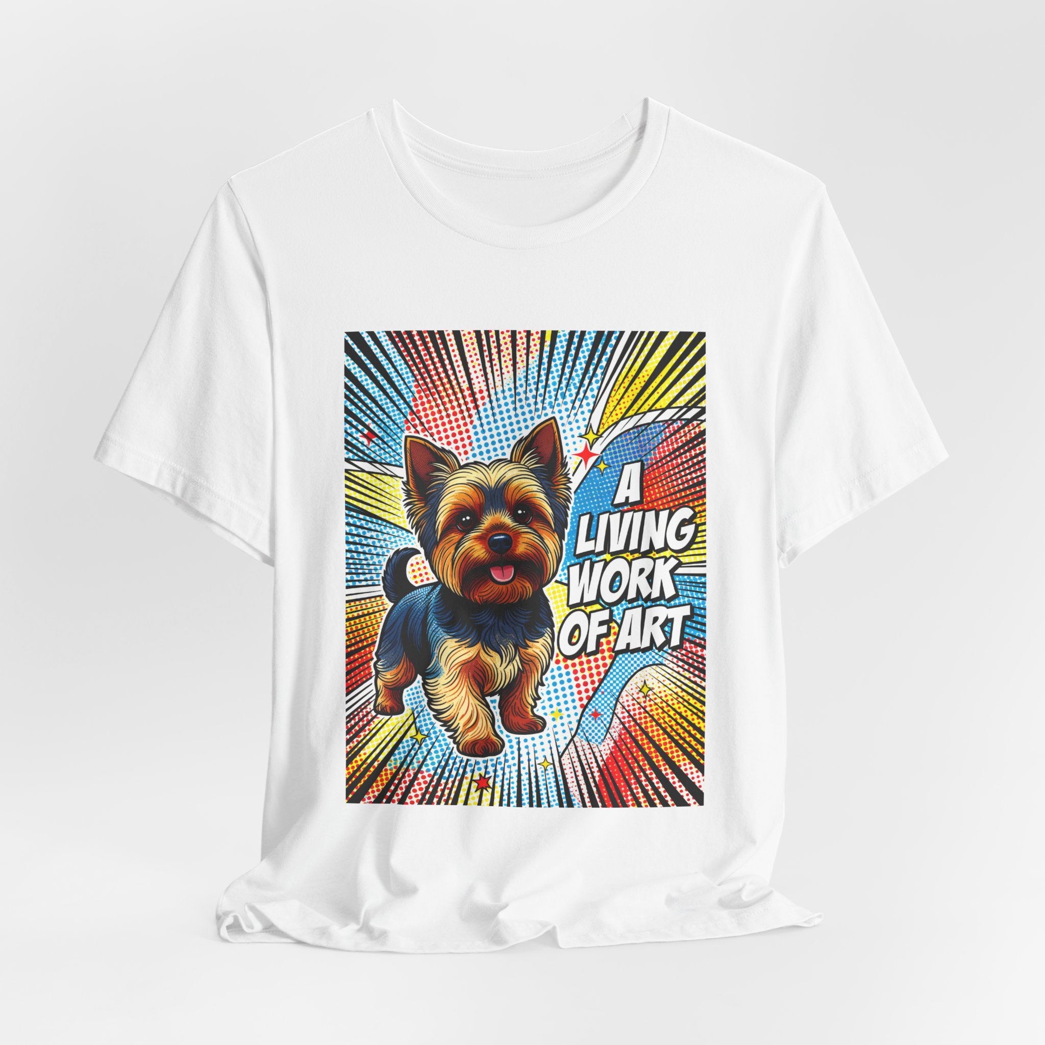 Yorkshire Terrier T Shirt | Living Work of Art Collection | Pop Art