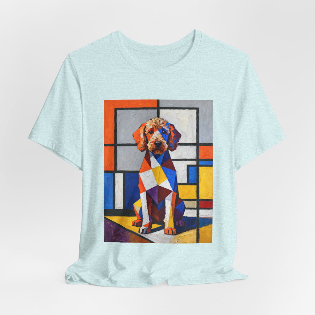 Labradoodle T Shirt | Living Work of Art Collection | Cubist Style