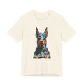 Doberman Pinscher T Shirt | Living Work of Art Collection | Pointillism Style
