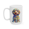Goldendoodle Coffee Mug | Living Work of Art Collection | Pointillism Style