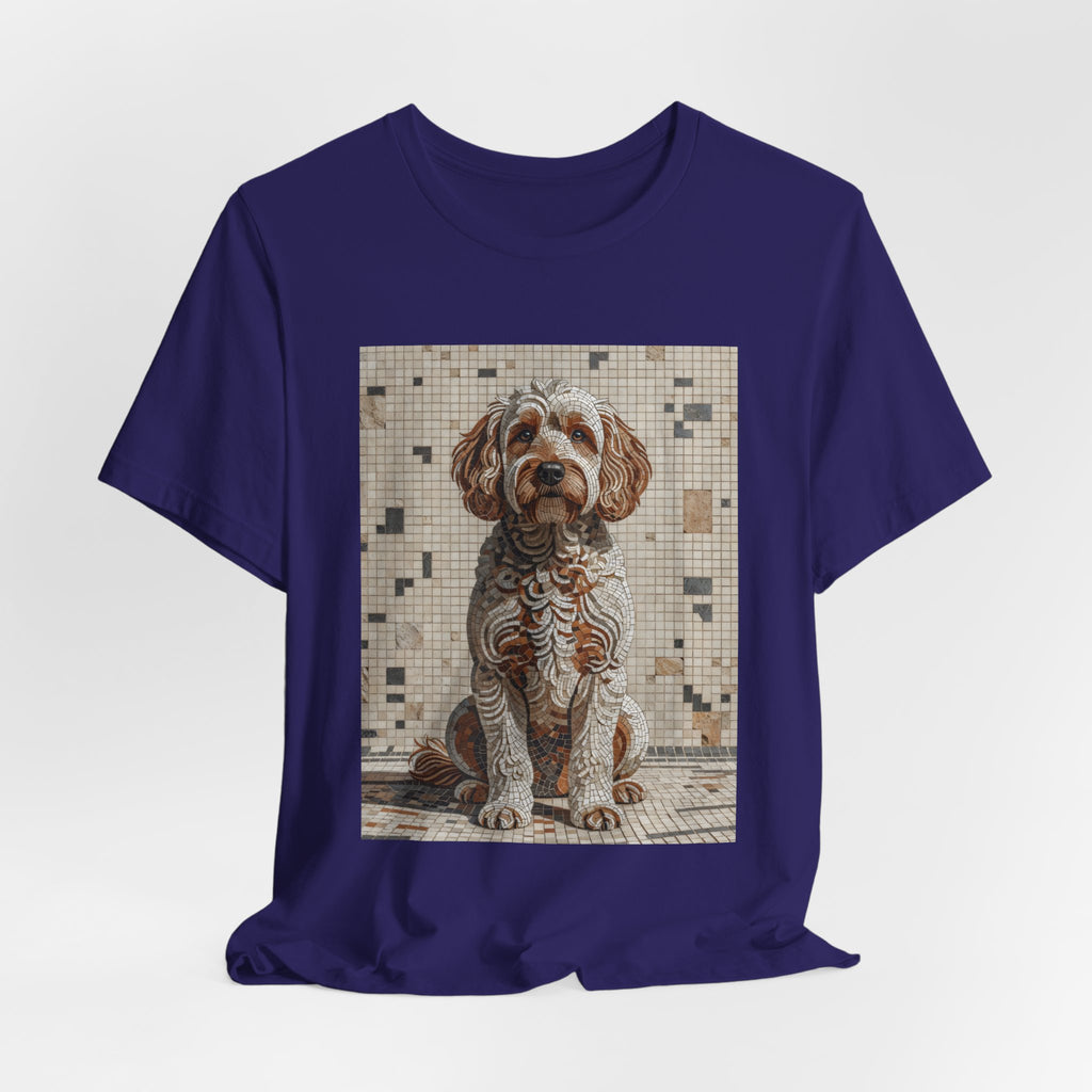 Schnoodle T Shirt | Living Work of Art Collection | Mosaic Style