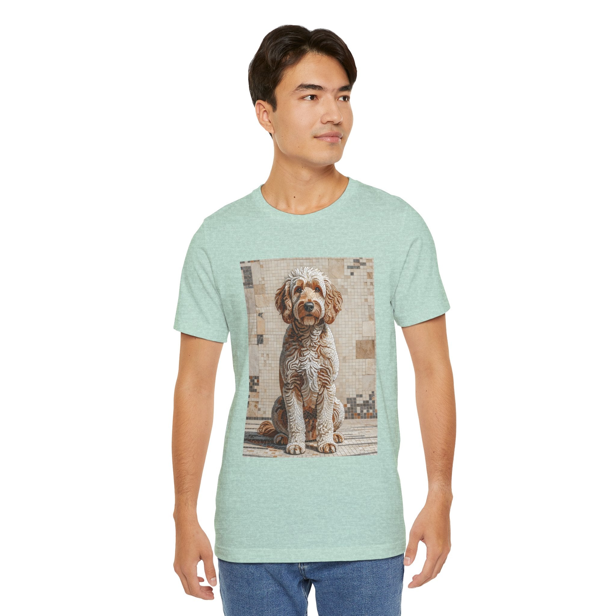 Goldendoodle T Shirt | Living Work of Art Collection | Mosaic Style