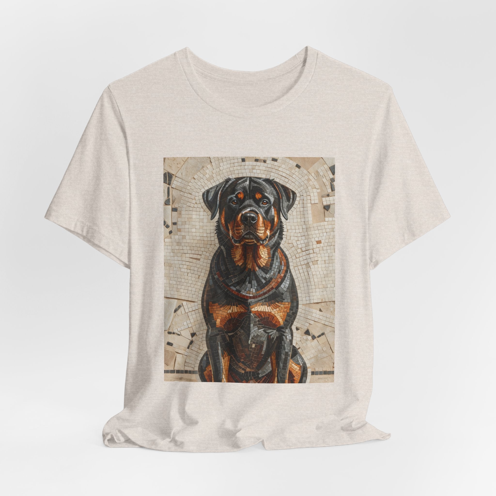 Rottweiler T Shirt | Living Work of Art Collection | Mosaic Style