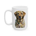 Labrador Retriever Coffee Mug | Living Work of Art Collection | Pointillism Style