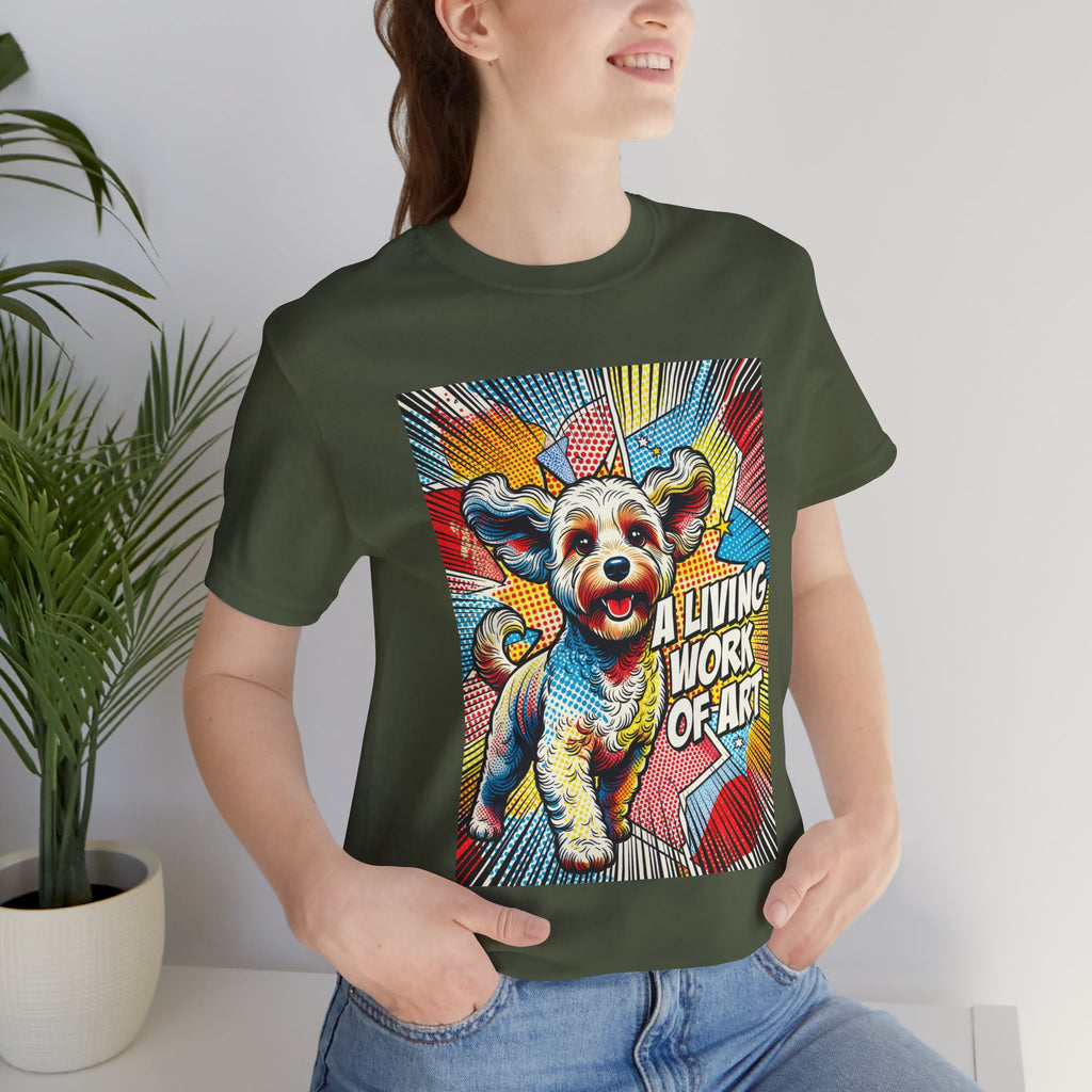 Cockapoo T Shirt | Living Work of Art Collection | Pop Art