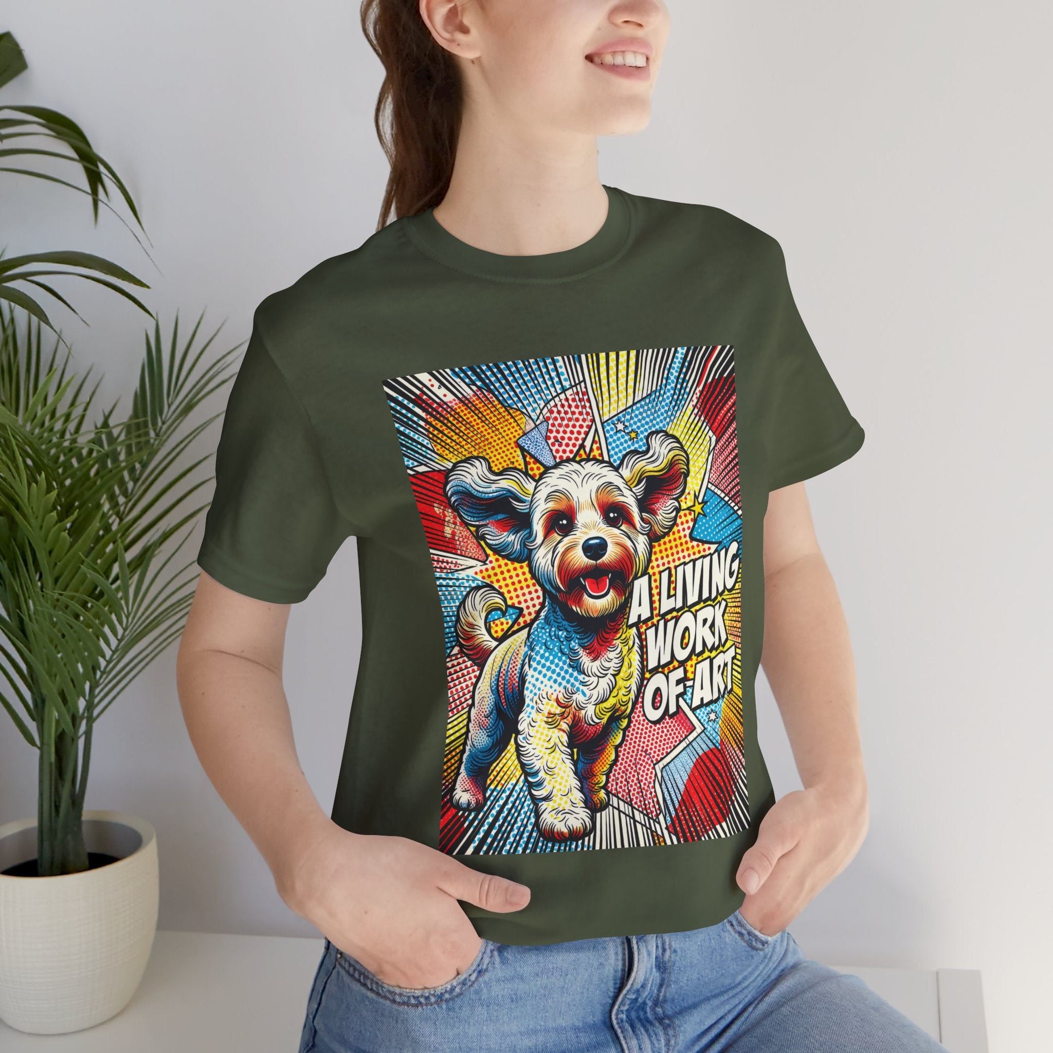 Cockapoo T Shirt | Living Work of Art Collection | Pop Art
