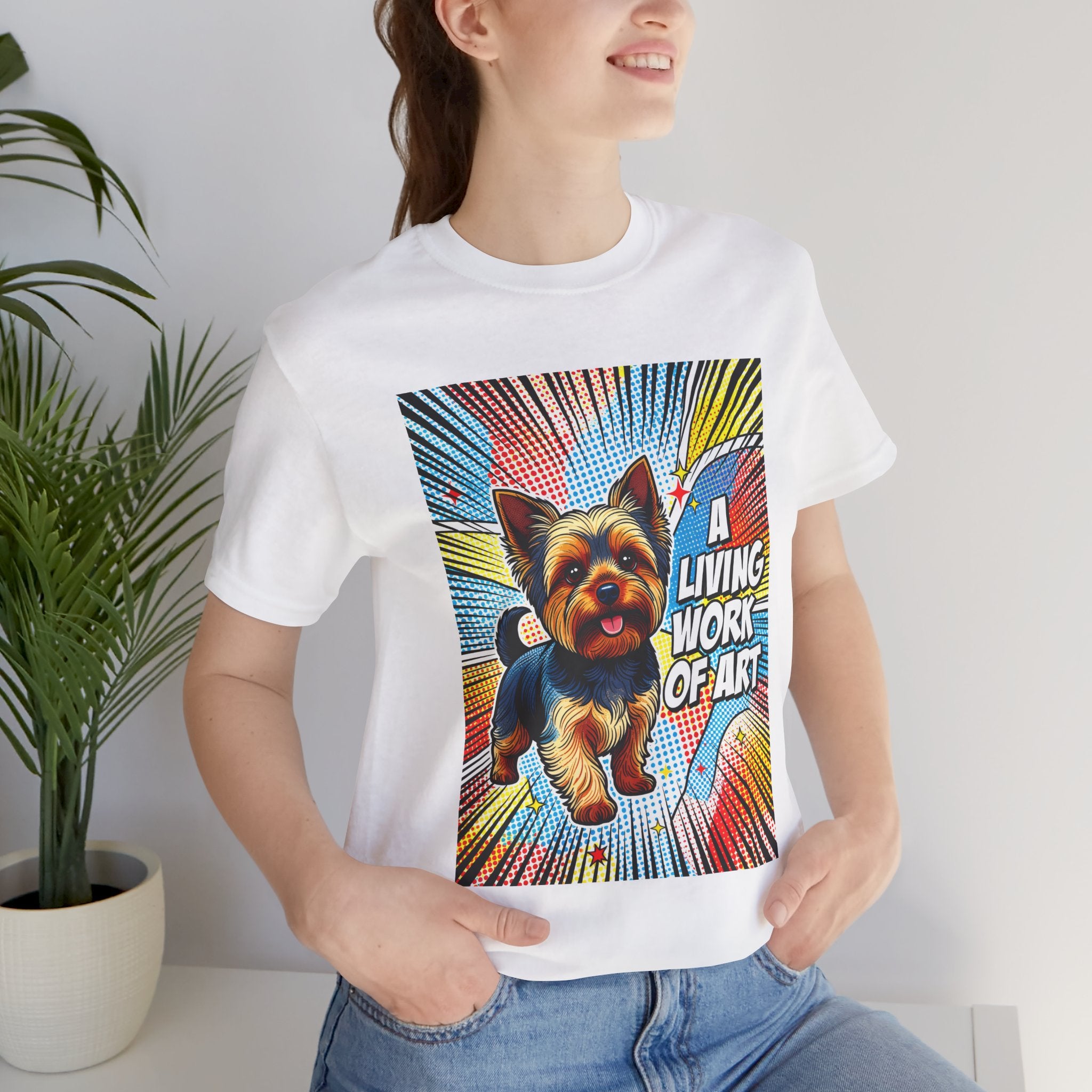 Yorkshire Terrier T Shirt | Living Work of Art Collection | Pop Art