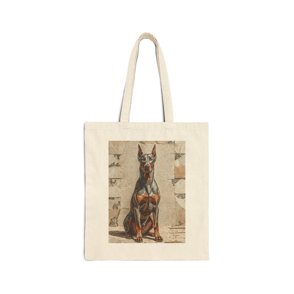 Doberman Pinscher Tote Bag | Living Work of Art Collection | Mosaic Style