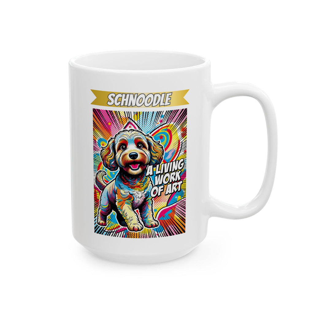 Schnoodle Coffee Mug | Living Work of Art Collection | Pop Art