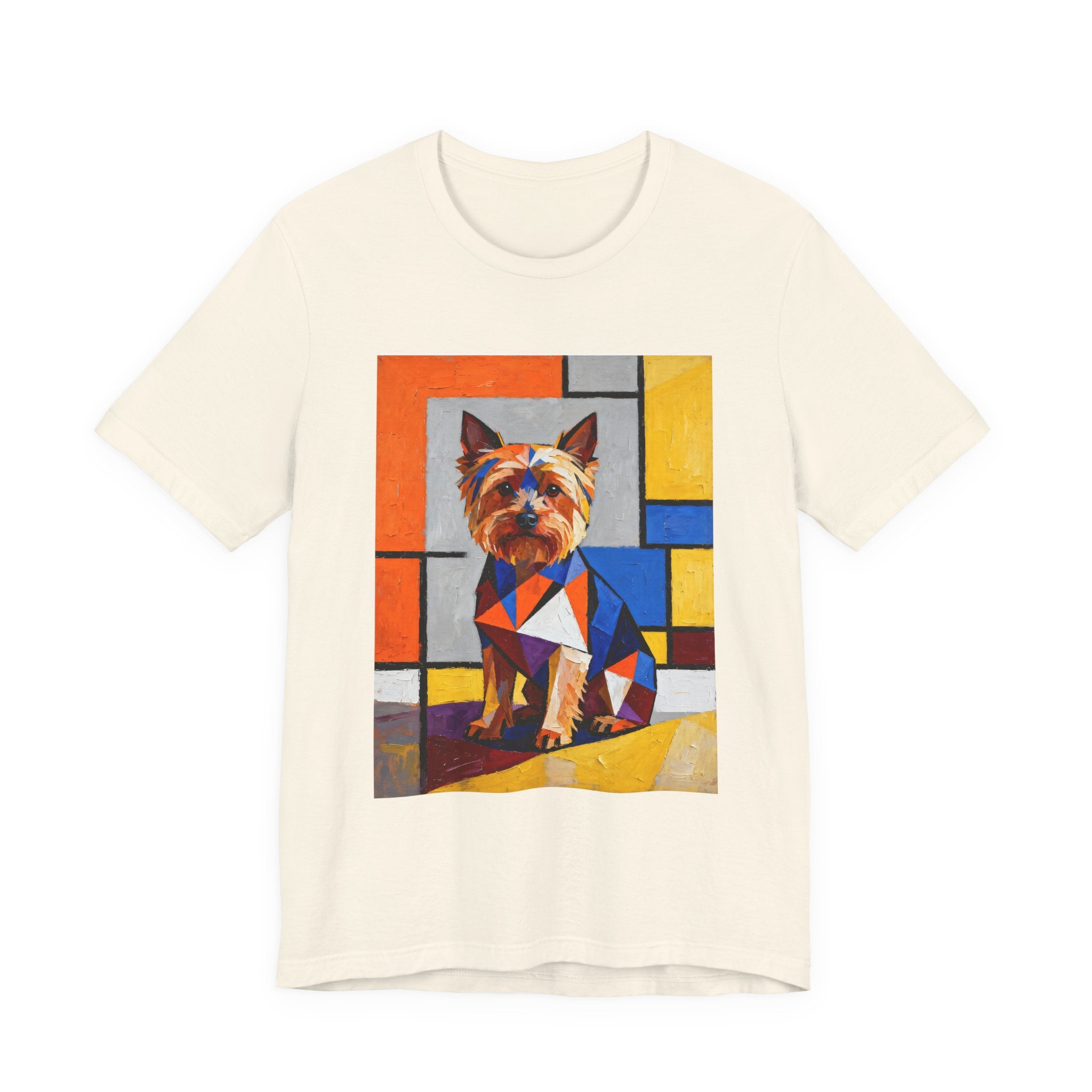 Yorkshire Terrier T Shirt | Living Work of Art Collection | Cubist Style